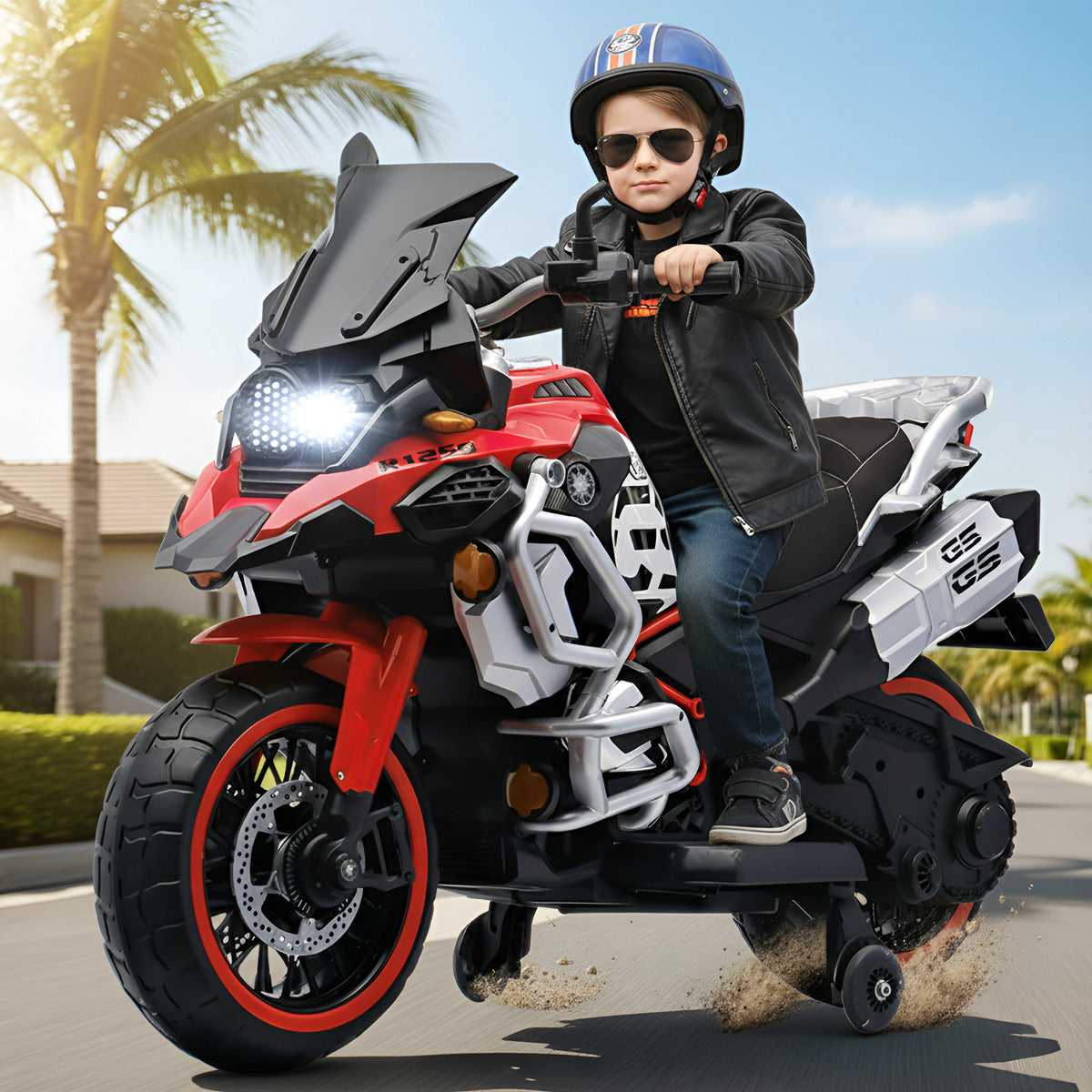 Moto Eléctrica Montable Niños Tipo Bmw Grande Bateria Duradera