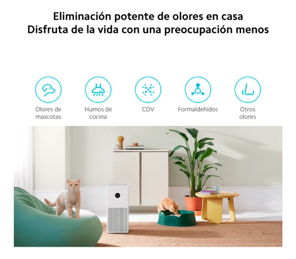 Purificador Aire Xiaomi Smart Air Purifier 4 Lite Eu Blanco