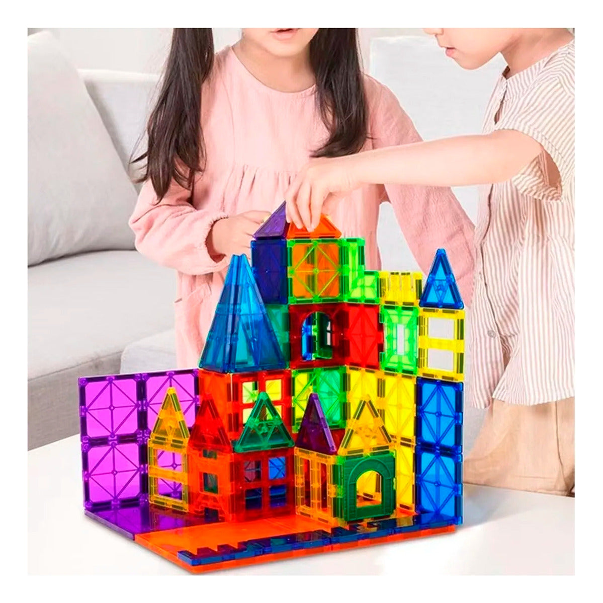 Bloques Magneticos Juego De Construccion 3D No Toxico De 60pzs