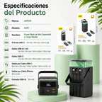 Power Bank 100.000mah Bateria Carga Rapida 22.5w Con Cables