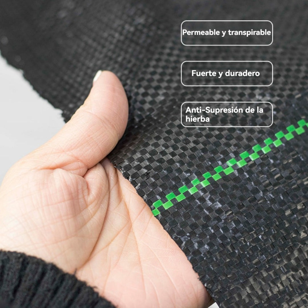 Malla Antimaleza De 2x100 Mts Tela Rollo Ground Cover Planta