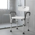 Silla De Baño Ducha Con Apoya Brazos Antideslizante Portatil Livelia