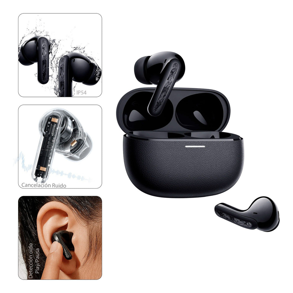 Audífonos Xiaomi Redmi Buds 5 Pro Bluetooth Earbuds Negro