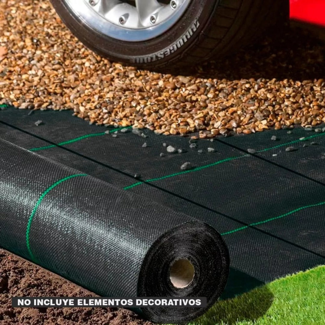 Malla Antimaleza 1x100 Mts Tela Rollo Ground Cover Planta