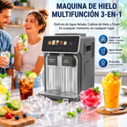 Maquina Fabricadora De Hielo Y Granizado 3 en 1 Pantalla Tactil