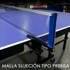 Mesa Ping Pong Junior Plegable Con Ruedas Y Red Incluye Accesorios 274x152x76cm