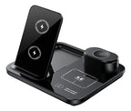 Cargador Magnetico Rapido Inalambrico 3 En 1 Portatil De 15watts