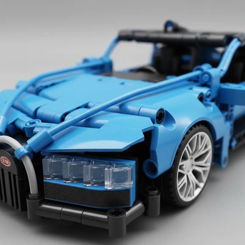 Auto Bloques Construcción Bugatti De 482 Piezas Armable Juguete Niños