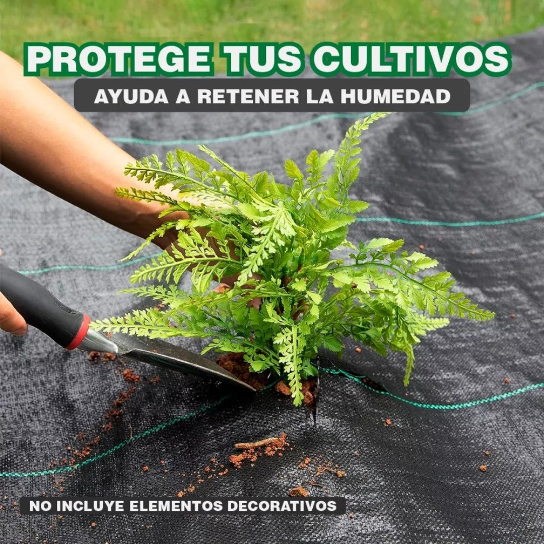 Malla Antimaleza 1x100 Mts Tela Rollo Ground Cover Planta