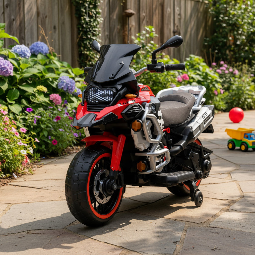 Moto Eléctrica Montable Niños Tipo Bmw Grande Bateria Duradera