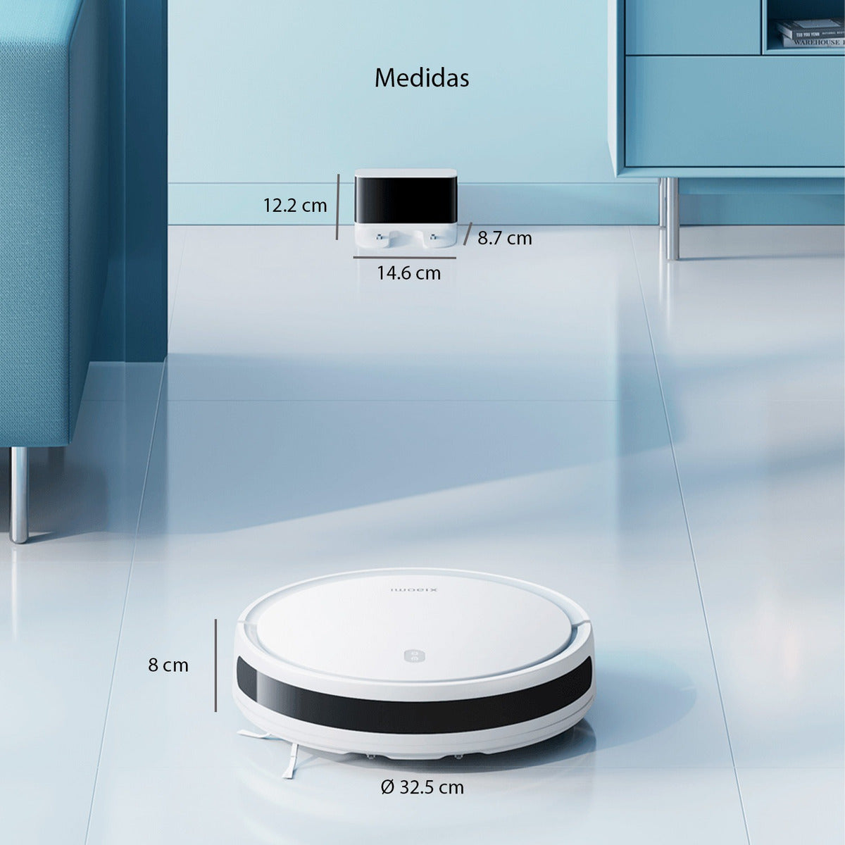 Aspiradora Xiaomi Robot Vacuum E10 Eu 2600mah Blanco