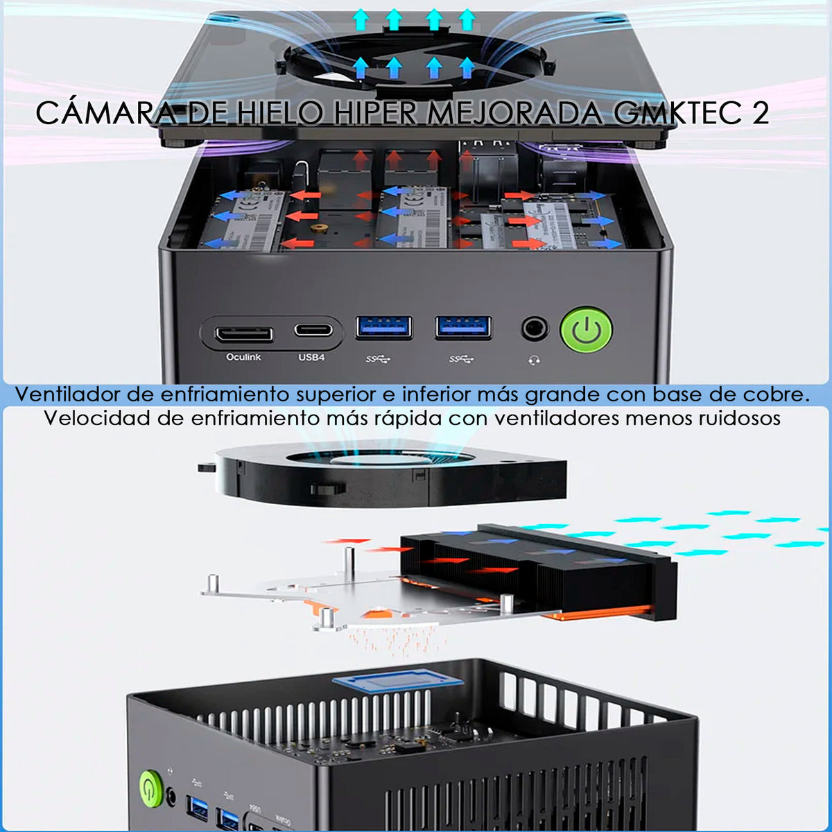 Mini Pc Gmktec K8 Plus Ryzen7 1tb 32gb Dual Lan 8k Ddr5