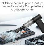 Aspiradora Y Soplador Para Auto Oficina 2en1 Turbo De 200watts 130mil/Rpm