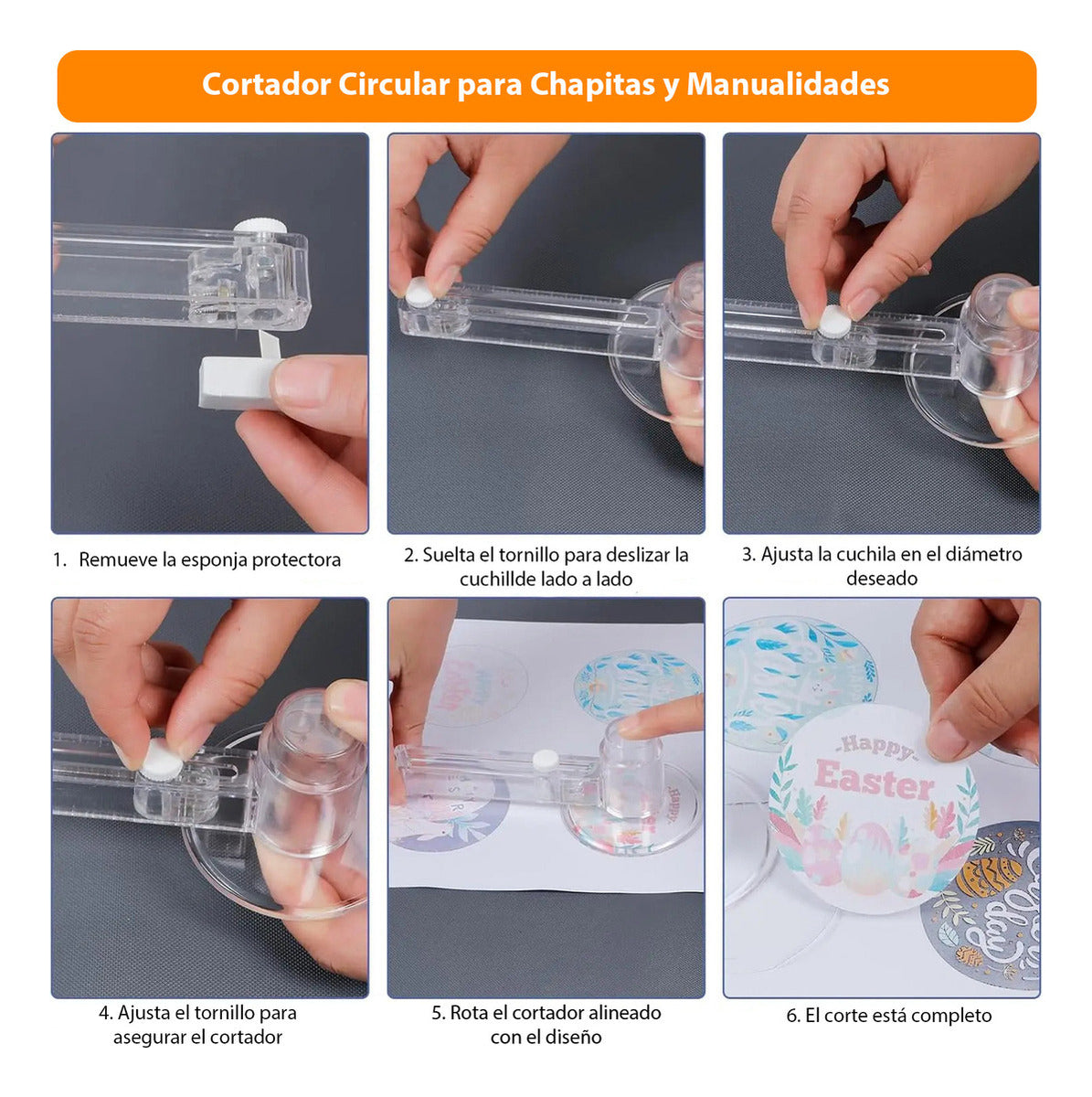Maquina Prensa De Chapitas Con Matriz De 58mm Con 100 Chapitas