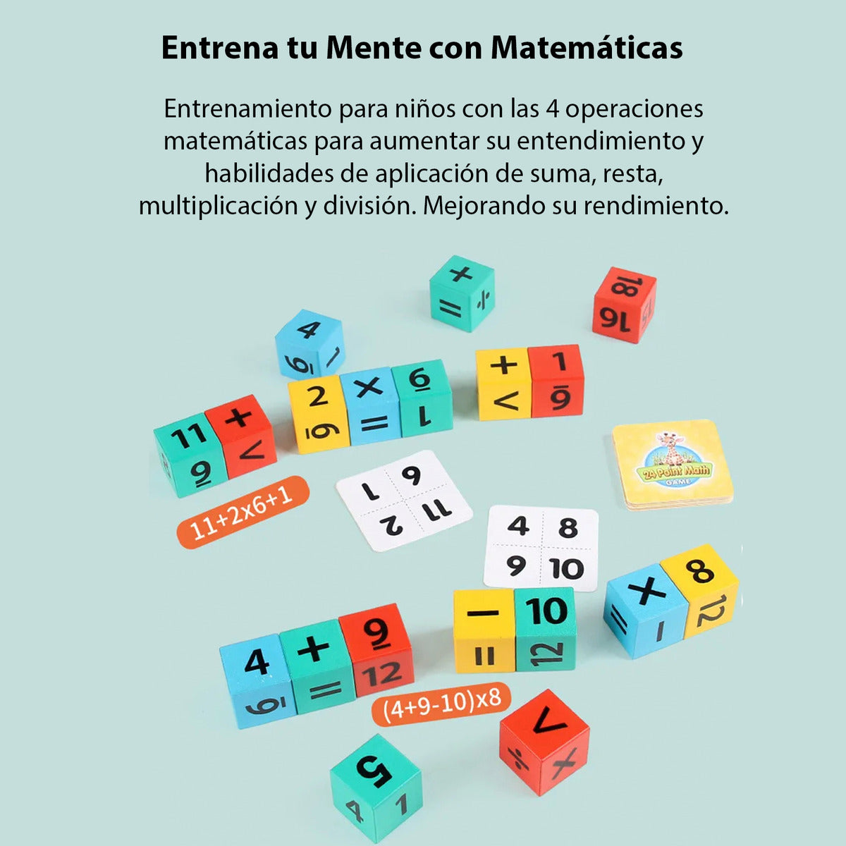 Bloques Magnéticos Juego Didáctico Matemático Ingenio 32pcs