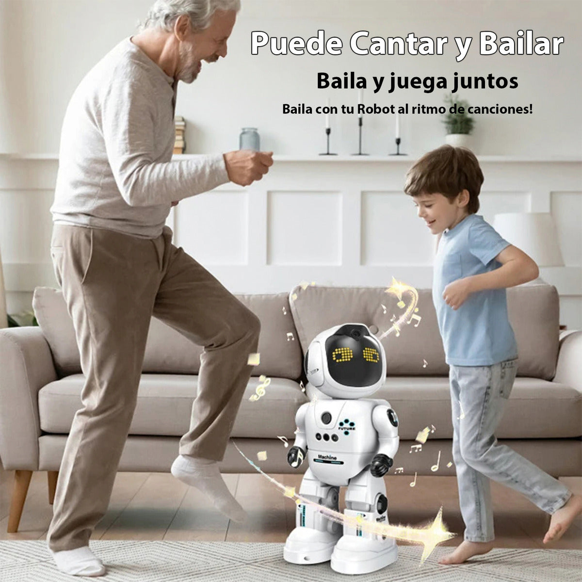 Robot Niños Inteligente Interactivo Control Aprendes Ingles