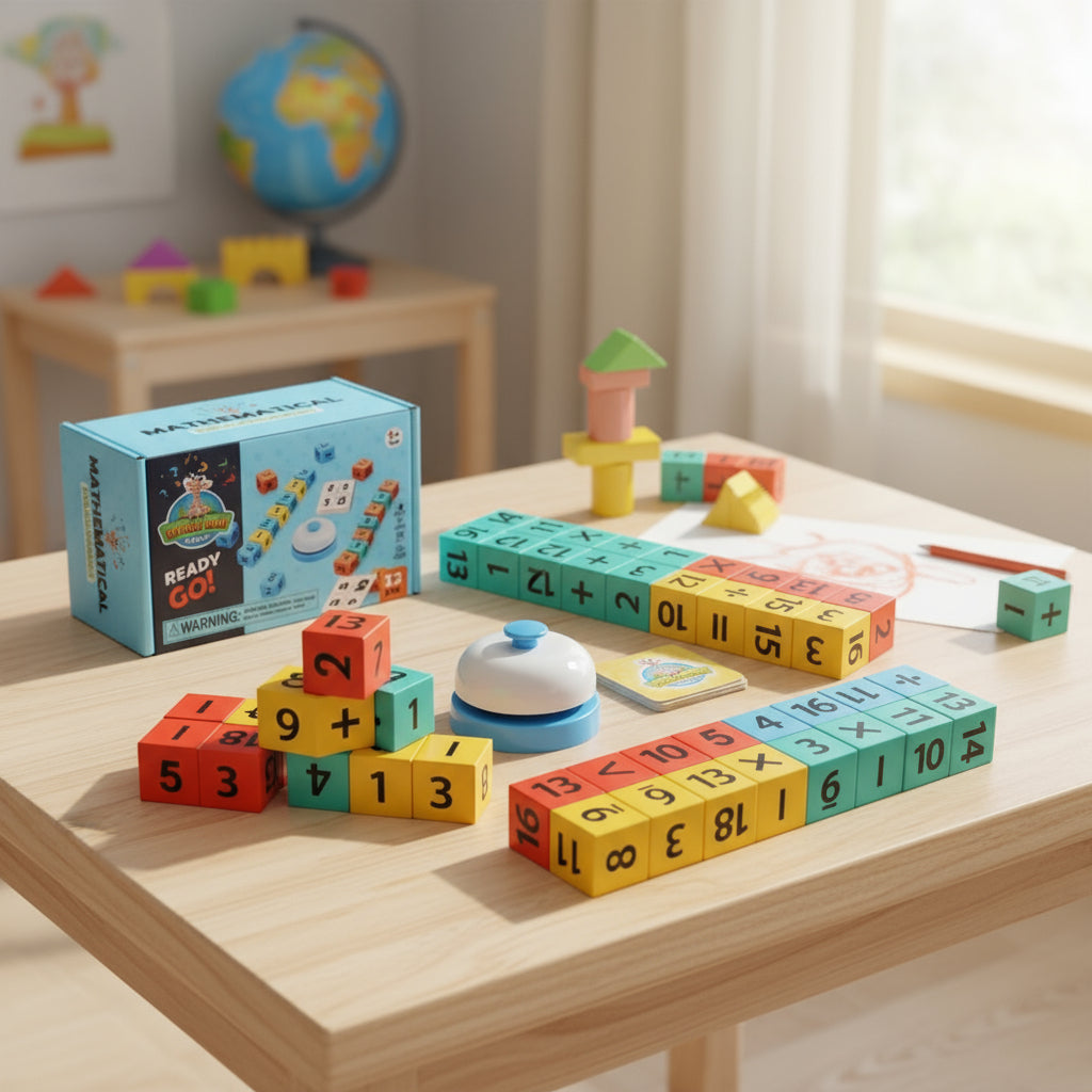 Bloques Magnéticos Juego Didáctico Matemático Ingenio 32pcs