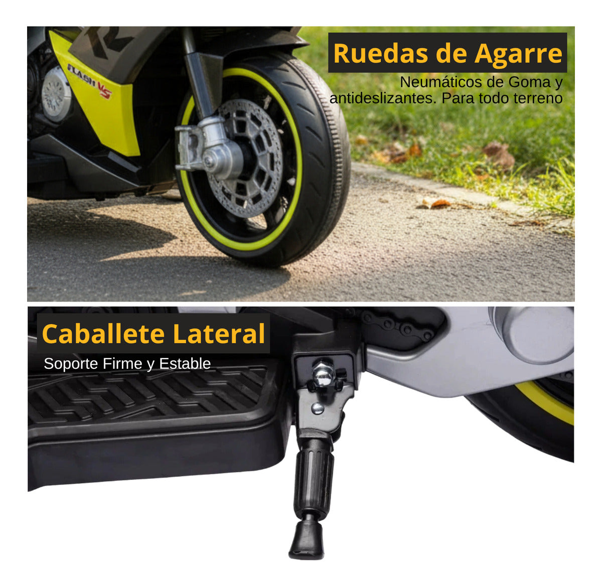 Moto Eléctrica Montable Niños R1 Grande Bateria Alta Duracion