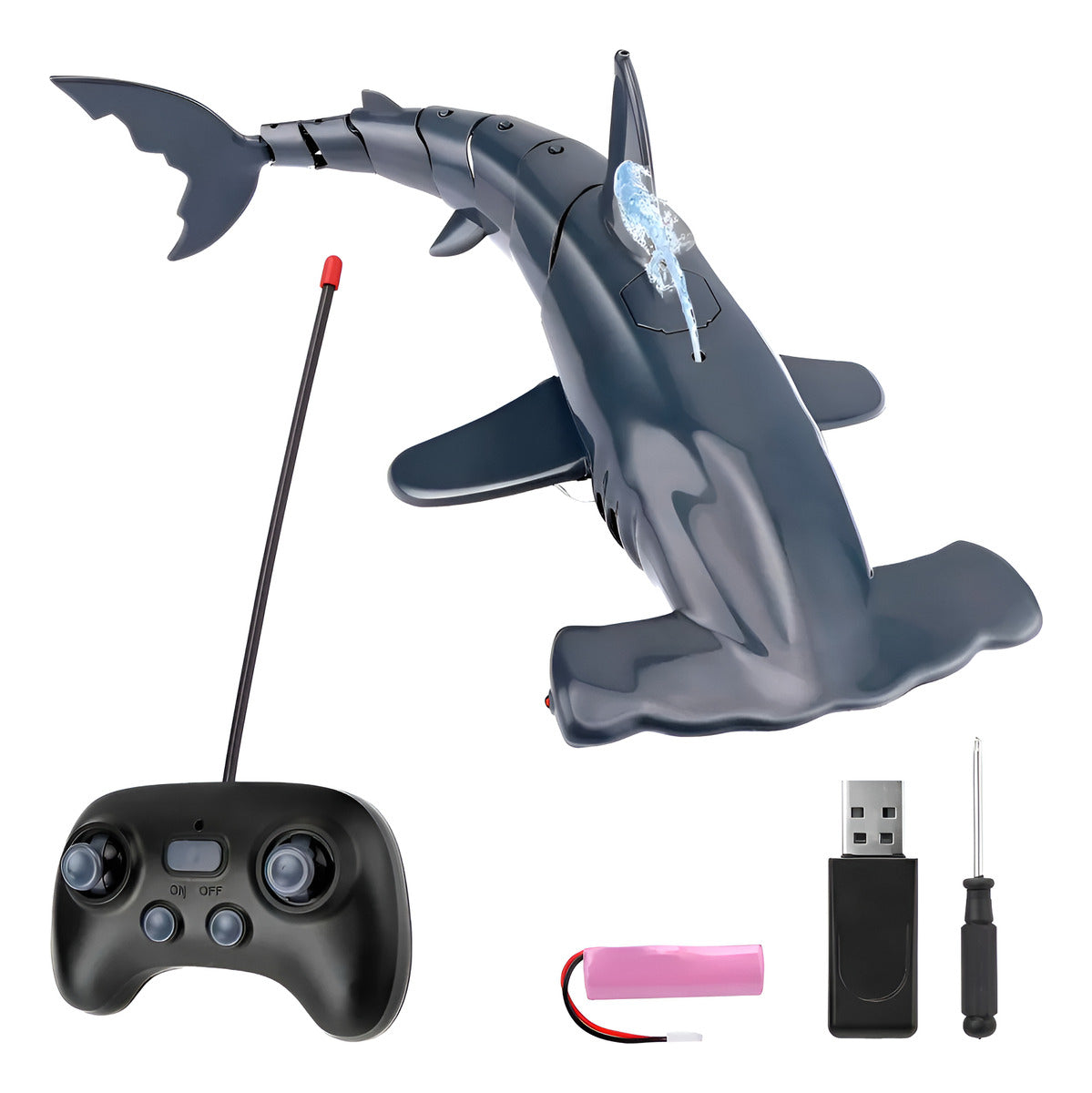 Tiburón Martillo Control Remoto A Prueba De Agua Recargable