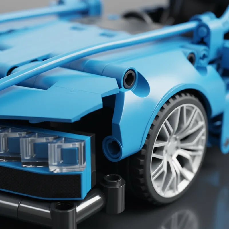 Auto Bloques Construcción Bugatti De 482 Piezas Armable Juguete Niños