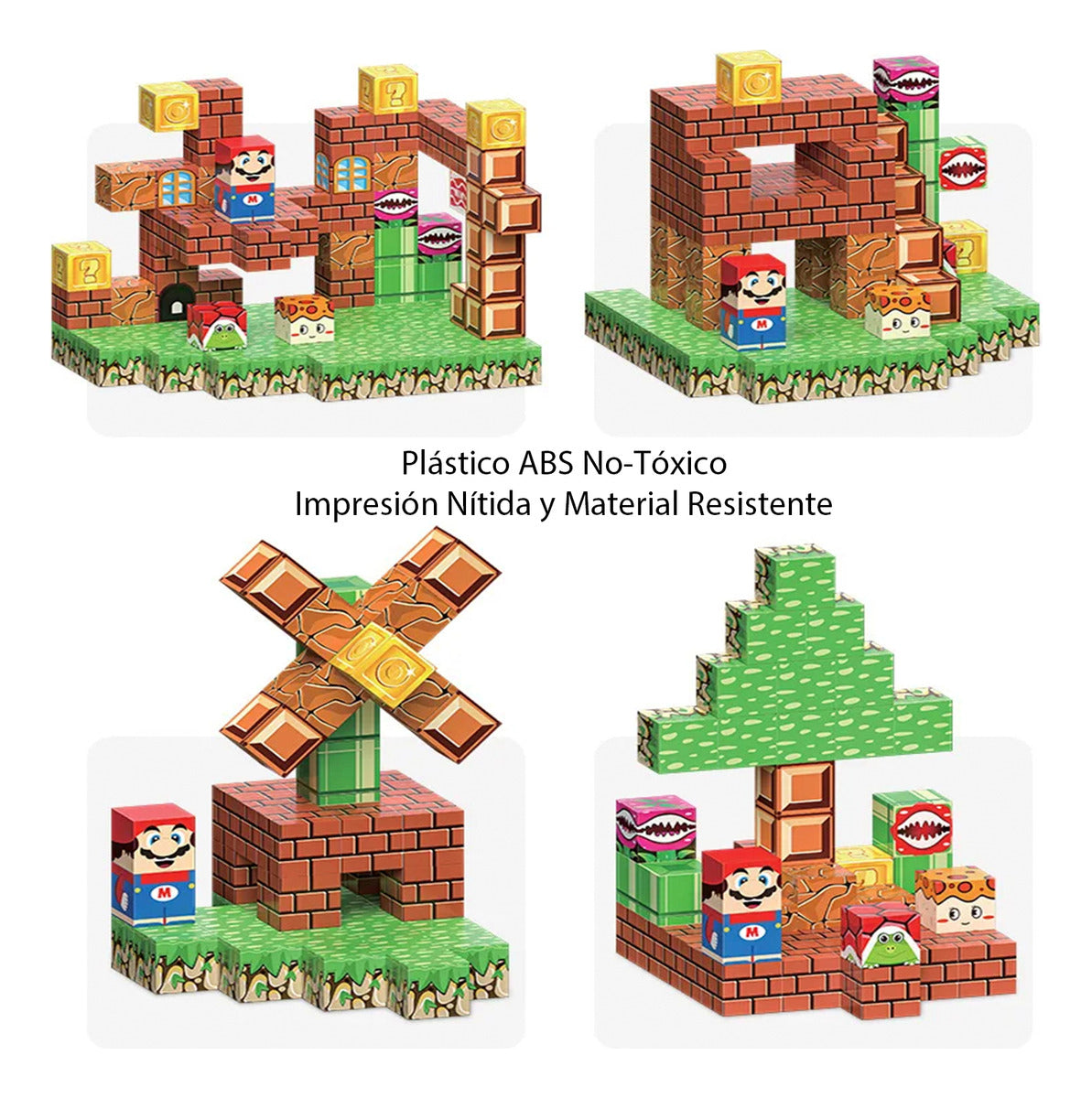 Bloques Magneticos De 100 Piezas Construccion Juguete Didactico