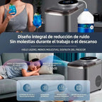 Maquina De Hielo Fabricador de cubo 16kg/24hr 120w Con Pantalla Tactil