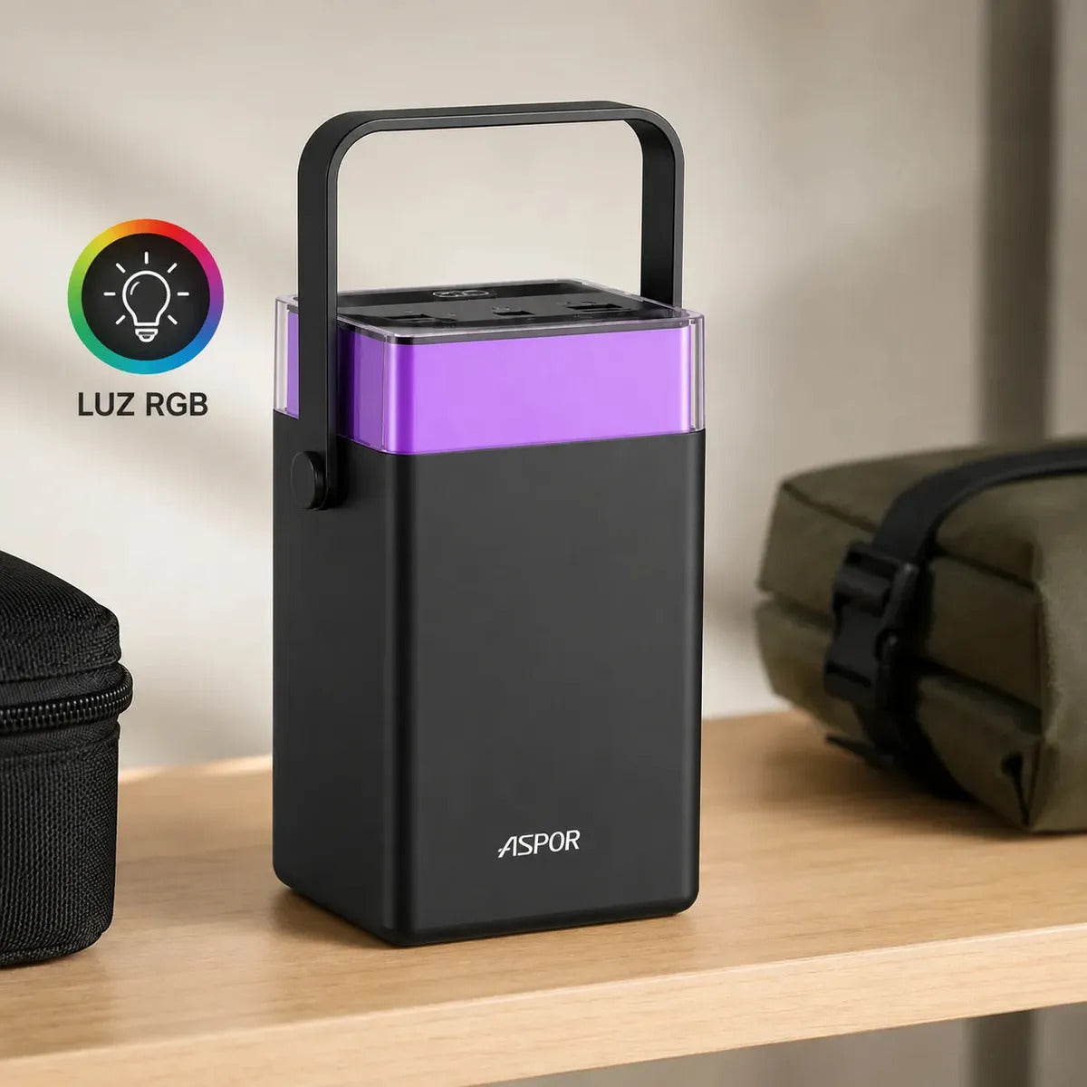 Power Bank 100.000mah Bateria Carga Rapida 22.5w Con Cables