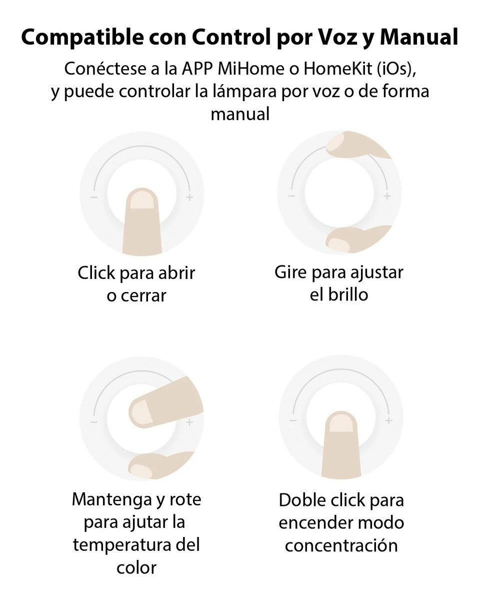 Xiaomi Mi Led Desk 1s Lámpara Escritorio Smart Lectura Blanco