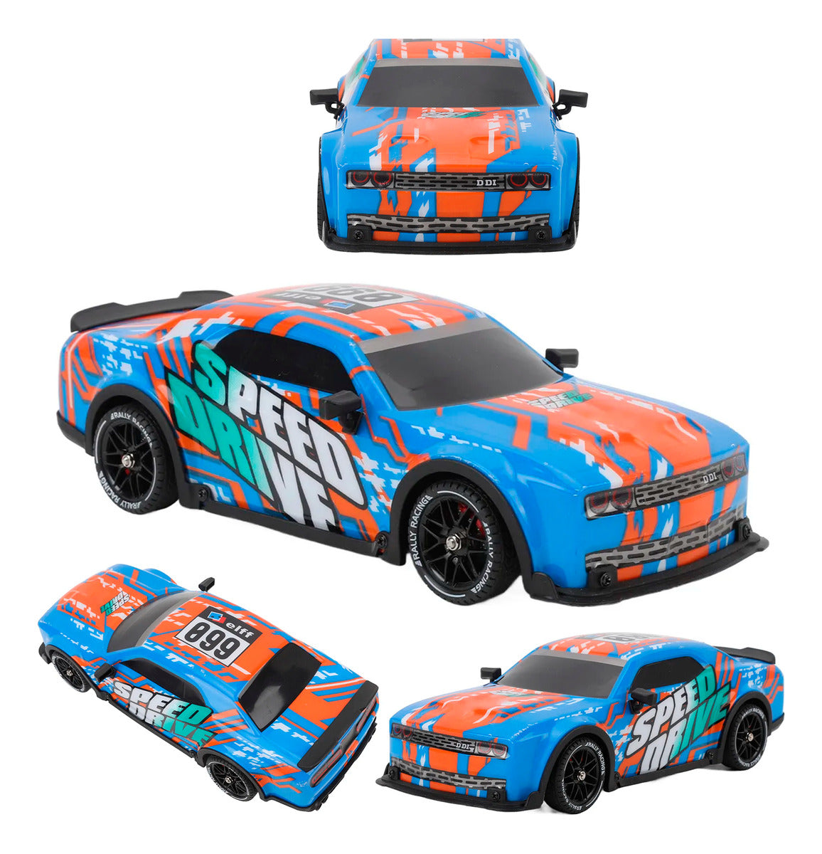 Auto Drift 4x4 Con Control Y Luces 2.4gz Speed Drive Dodge De 30cm