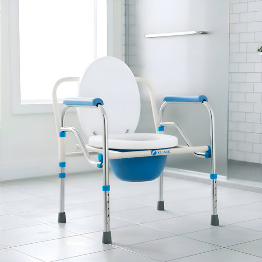 Silla De Baño Inodoro Ducha Portatil Klinik Adulto Mayor