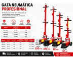 Gata Hidraulica Neumatica 50ton Y 25ton Presion  De Aire Botella 8-12 Bar