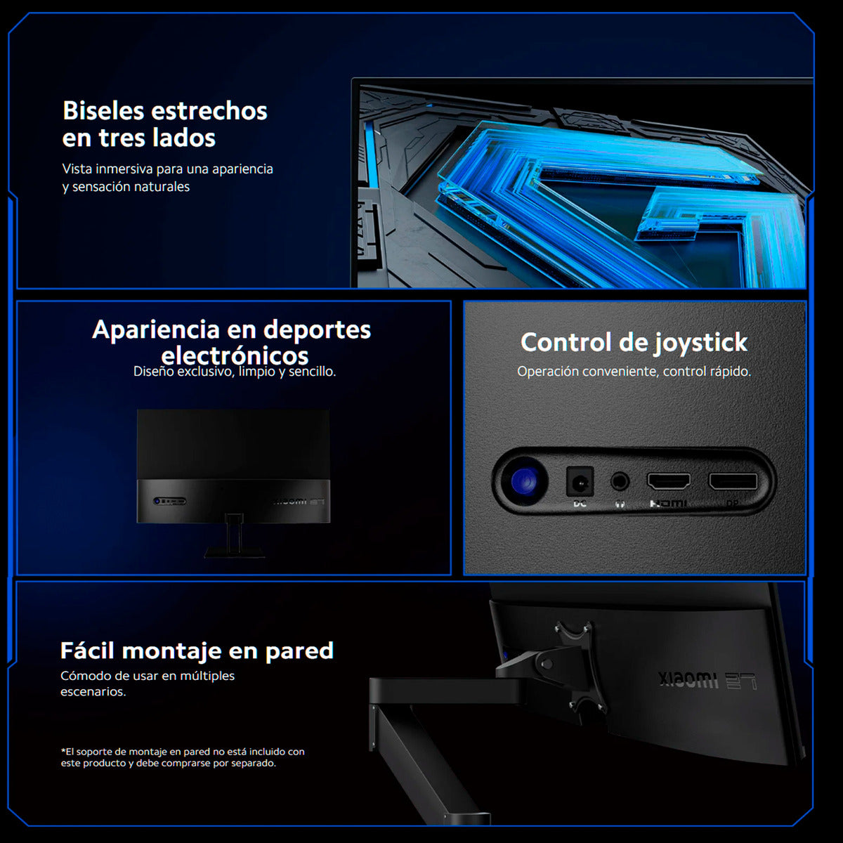 Xiaomi Gamer Monitor G27i 27in Fhd 1920*1080 Ips Dp A 165hz Negro