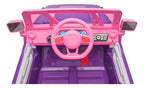 Auto Electrico Montable Jeep Niñas Todoterreno A Bateria De Alta Duracion Rosa