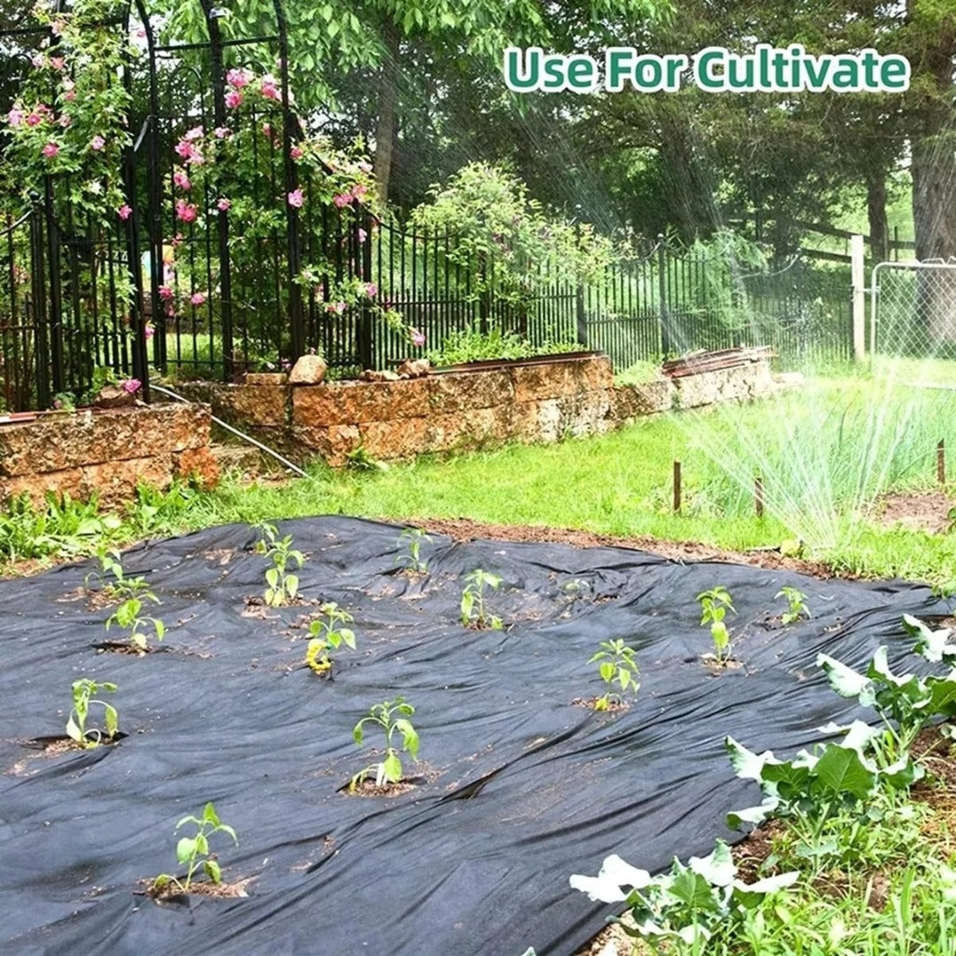 Malla Antimaleza De 2x100 Mts Tela Rollo Ground Cover Planta