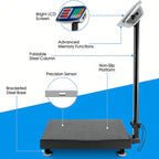 Balanza Industrial Digital 500kg Recargable con Brazo y Pantalla LED