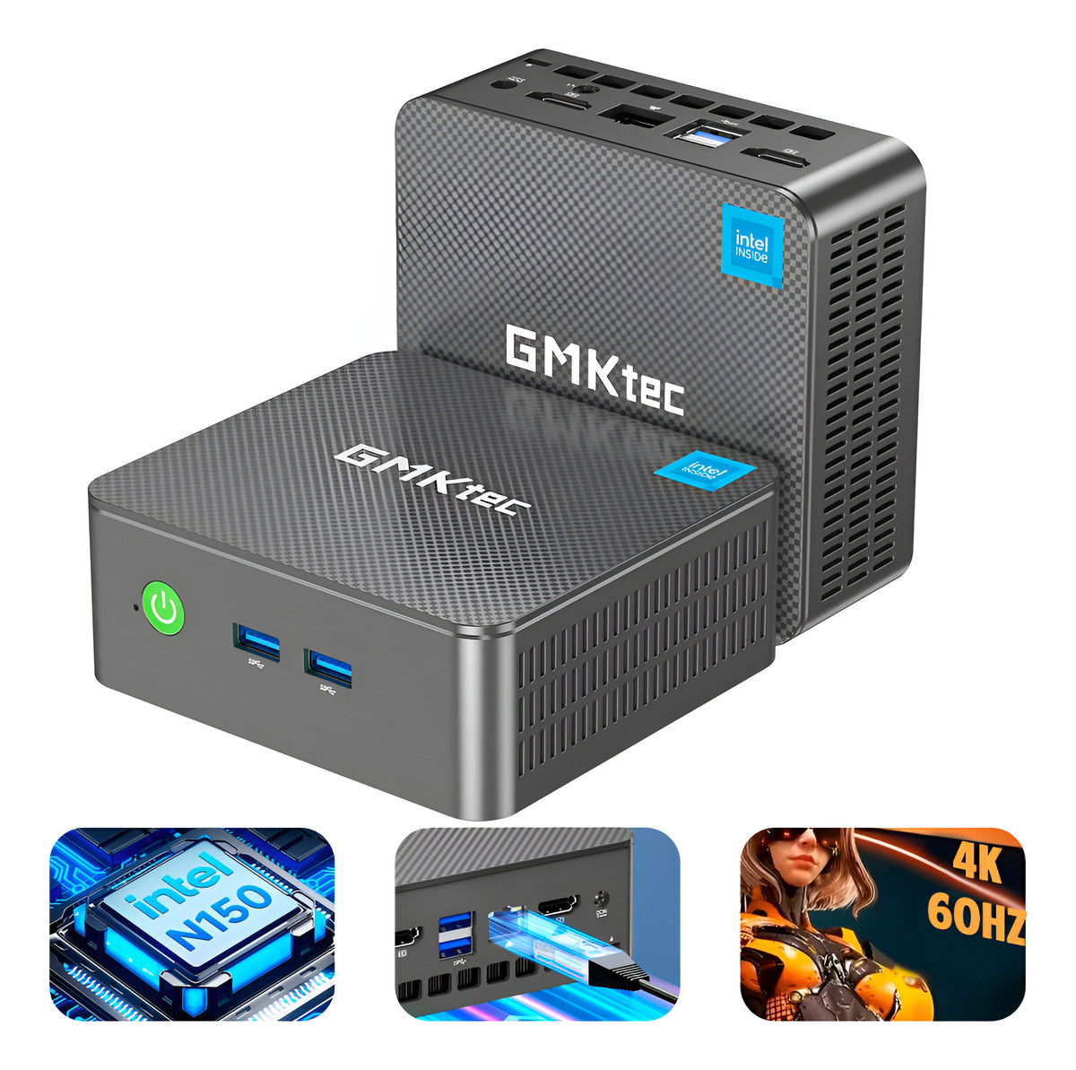 Mini Pc Gmktec M3 Plus N150 512gb 16gb 4k Dual Hdmi Ddr4