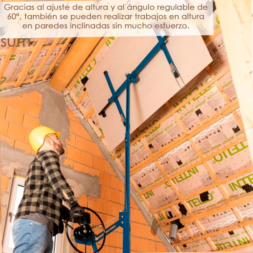 Elevador De Placas Paneles De Yeso Carton 3.3mtrs Andamio