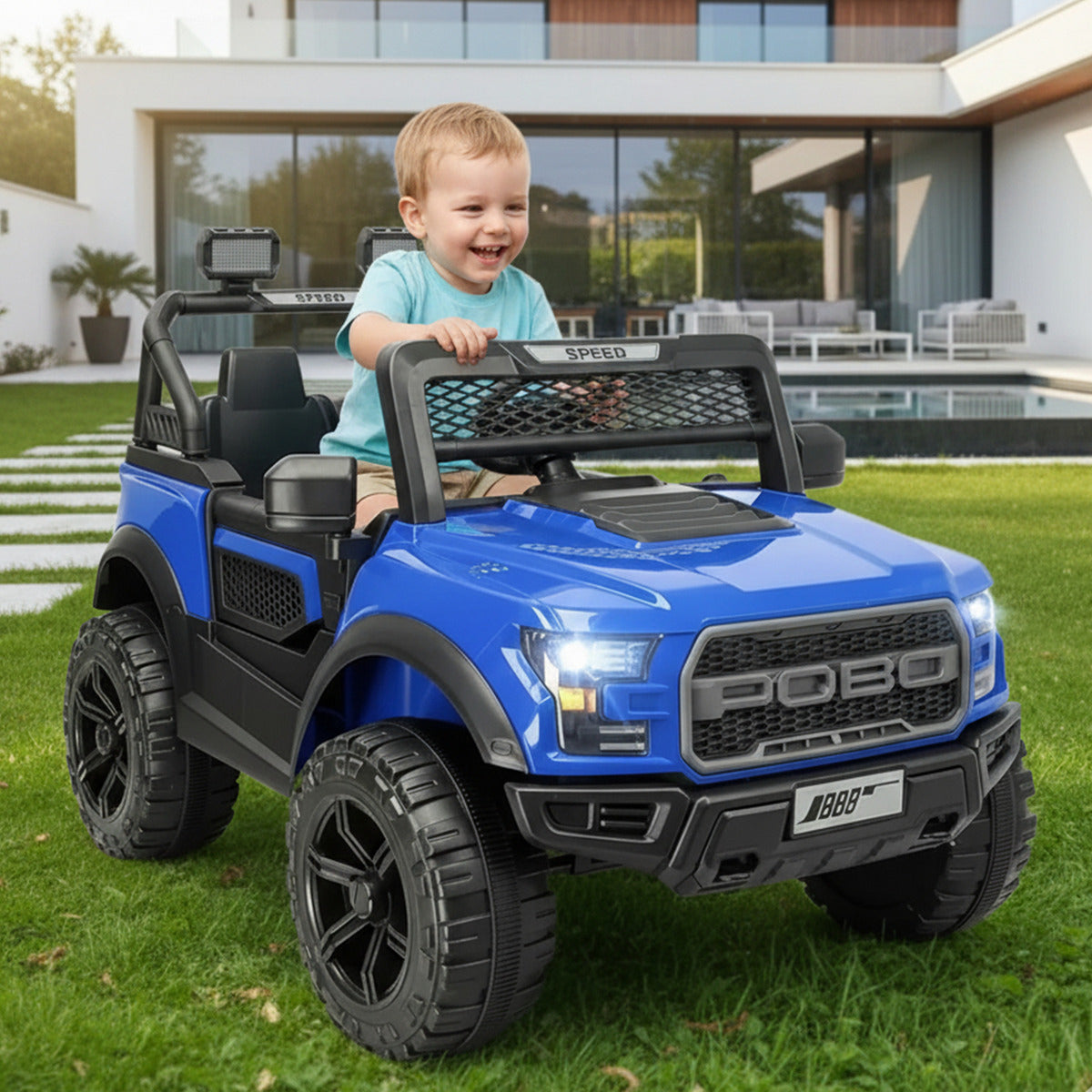 Auto Electrico Montable Jeep Camioneta 4x4 Raptor A Bateria