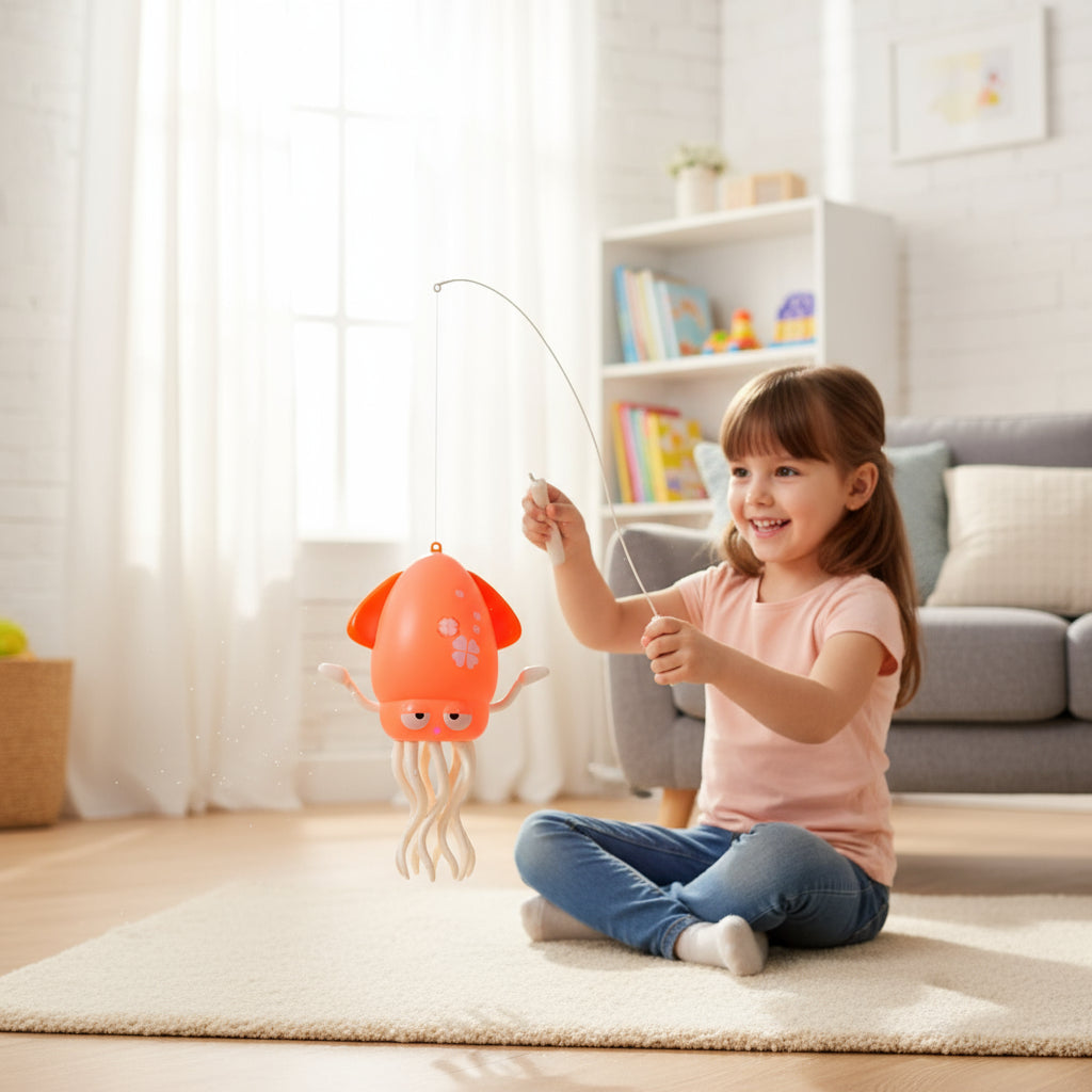 Pulpo Bailarín Interactivo Niños Luces Musica Gestos Usb