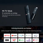 Xiaomi Mi Tv Stick Eu Streaming Full Hd 8gb Chromecast Negro