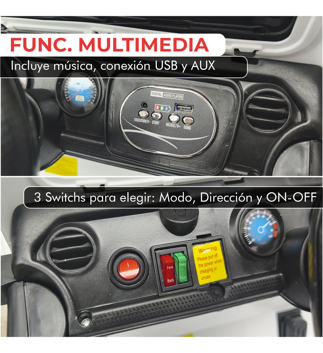 Auto Electrico Jeep Montable 4x4 Bateria Alta Duracion 12v