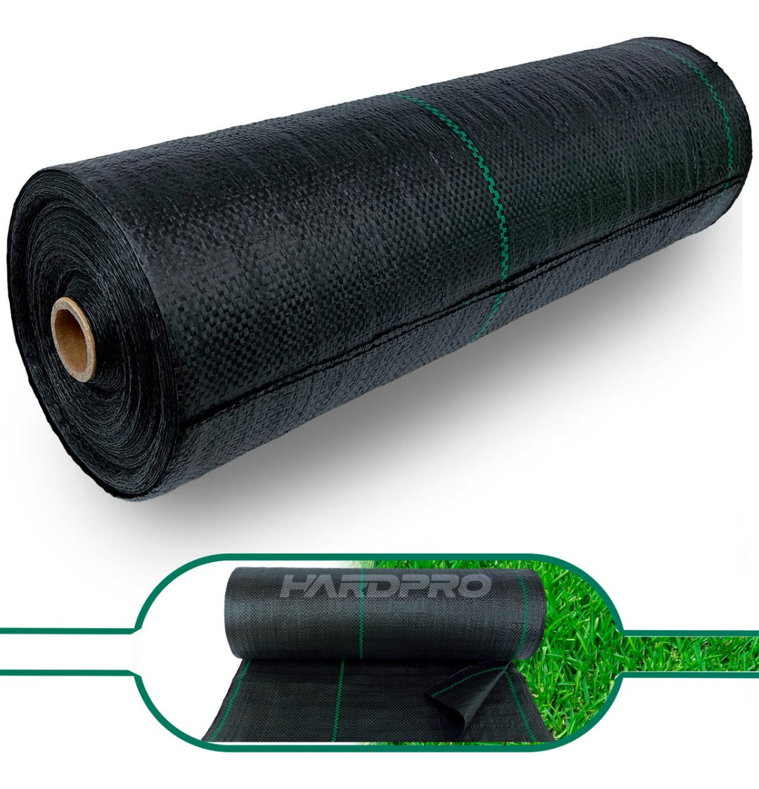 Malla Antimaleza 1x100 Mts Tela Rollo Ground Cover Planta