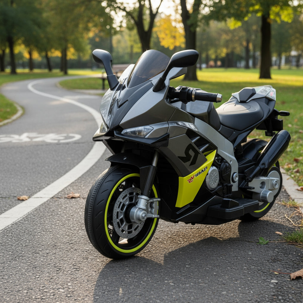 Moto Eléctrica Montable Niños R1 Grande Bateria Alta Duracion