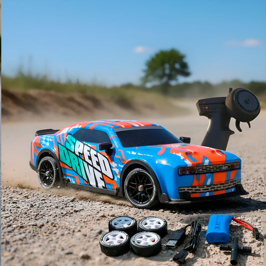 Auto Drift 4x4 Con Control Y Luces 2.4gz Speed Drive Dodge De 30cm