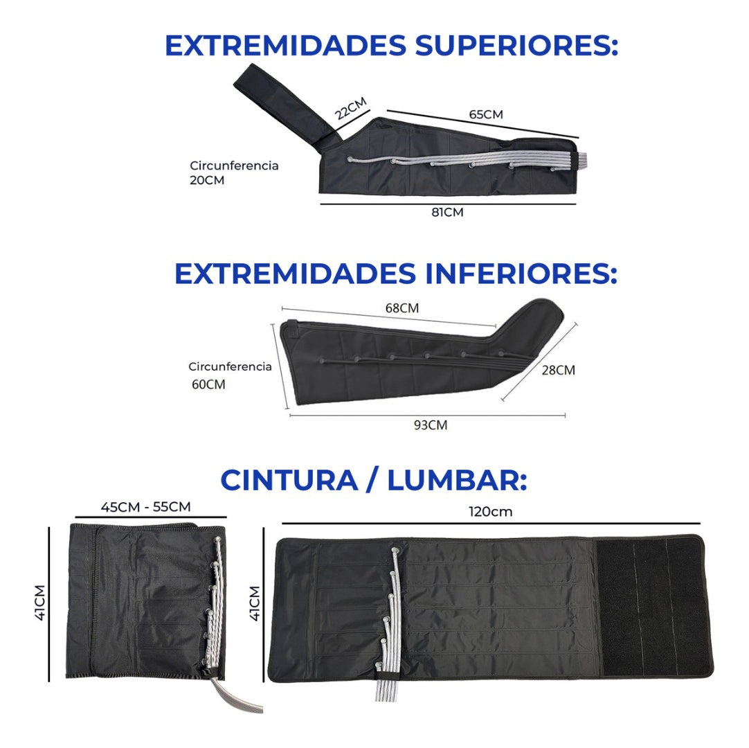 Masajeador De Cuerpo Completo Electrico 6 Camaras Masajes