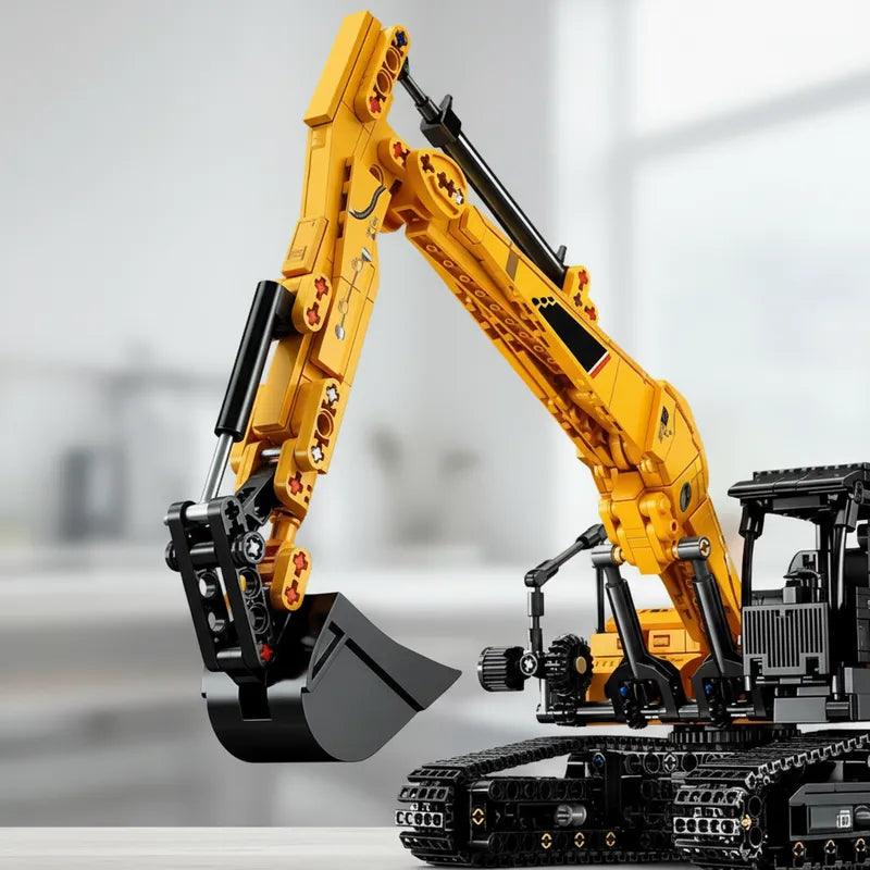 Juguete Armable Excavadora 1022 Pzs Didáctico Escala 1:26