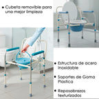 Silla De Baño Inodoro Ducha Portatil Klinik Adulto Mayor
