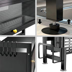 Secador Organizador Escurridor De Platos Con Puerta De 105cm Negro