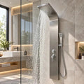 Ducha Columna Con Panel De3 Jets Con Hidromasaje 153x22x45