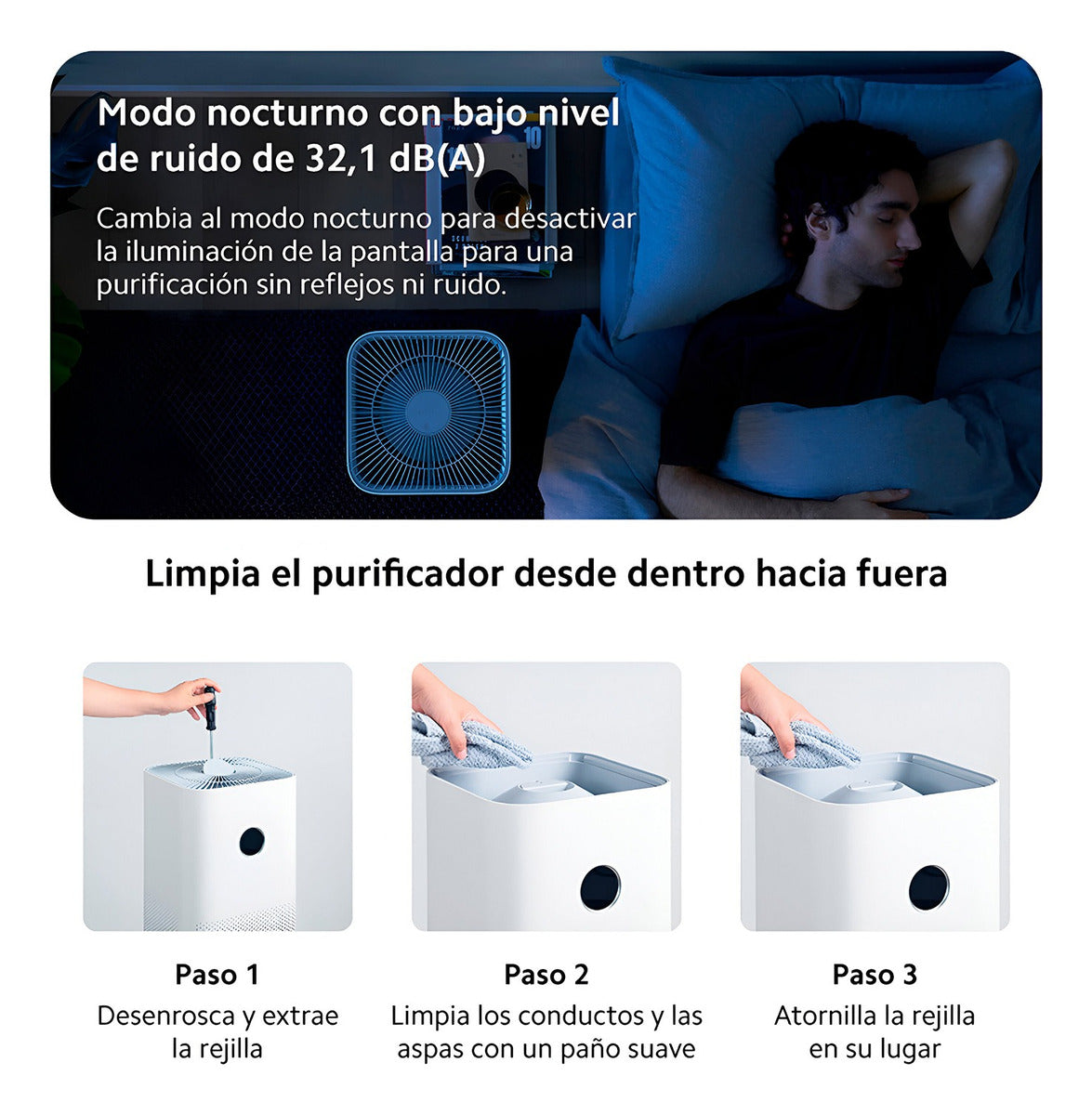 Purificador Aire Xiaomi Smart Air Purifier 4 Eu Blanco